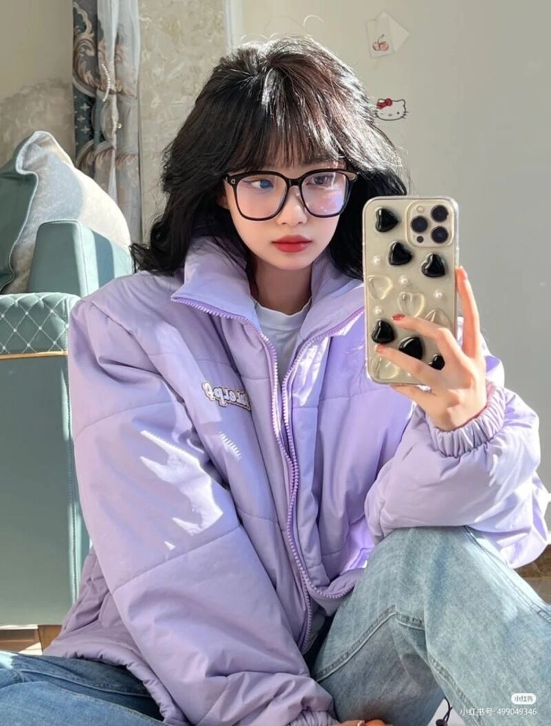 ảnh gái xinh đeo kính