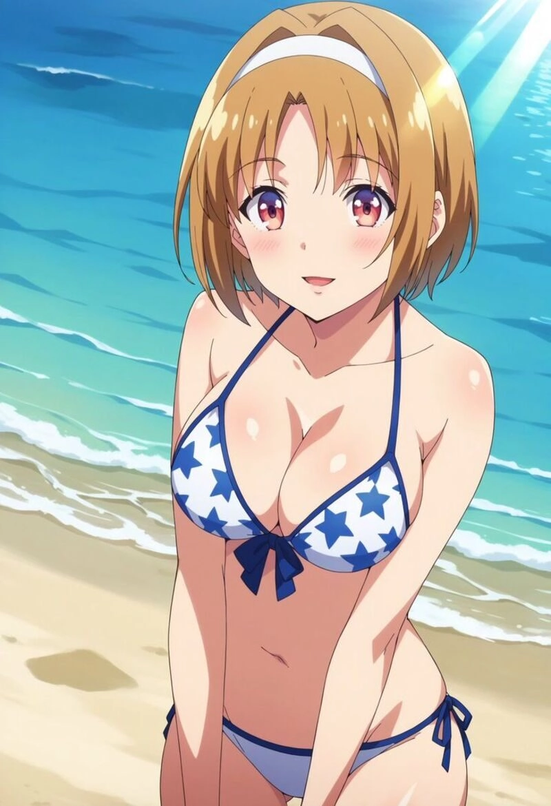 ảnh anime nữ mặc đồ bơi