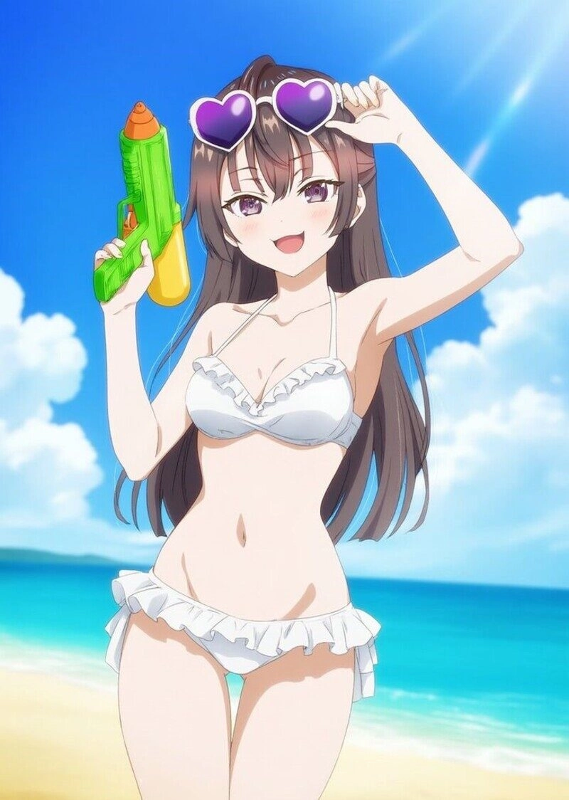 ảnh anime nữ mặc đồ bơi