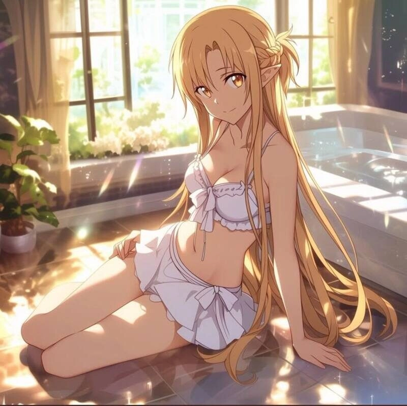 ảnh anime nữ mặc đồ bơi