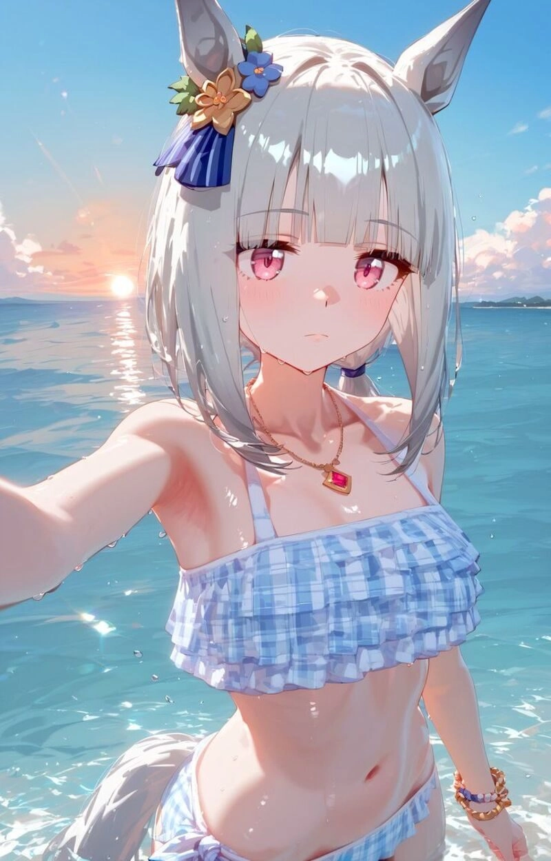 ảnh anime nữ mặc đồ bơi