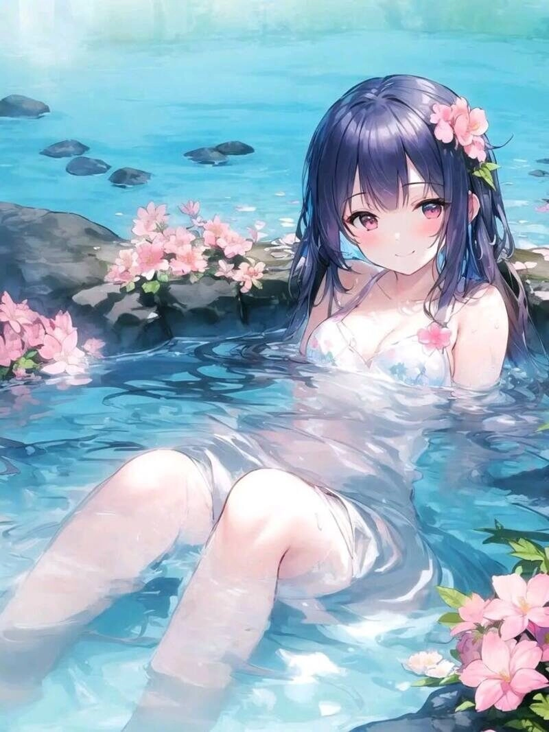 ảnh anime nữ mặc đồ bơi