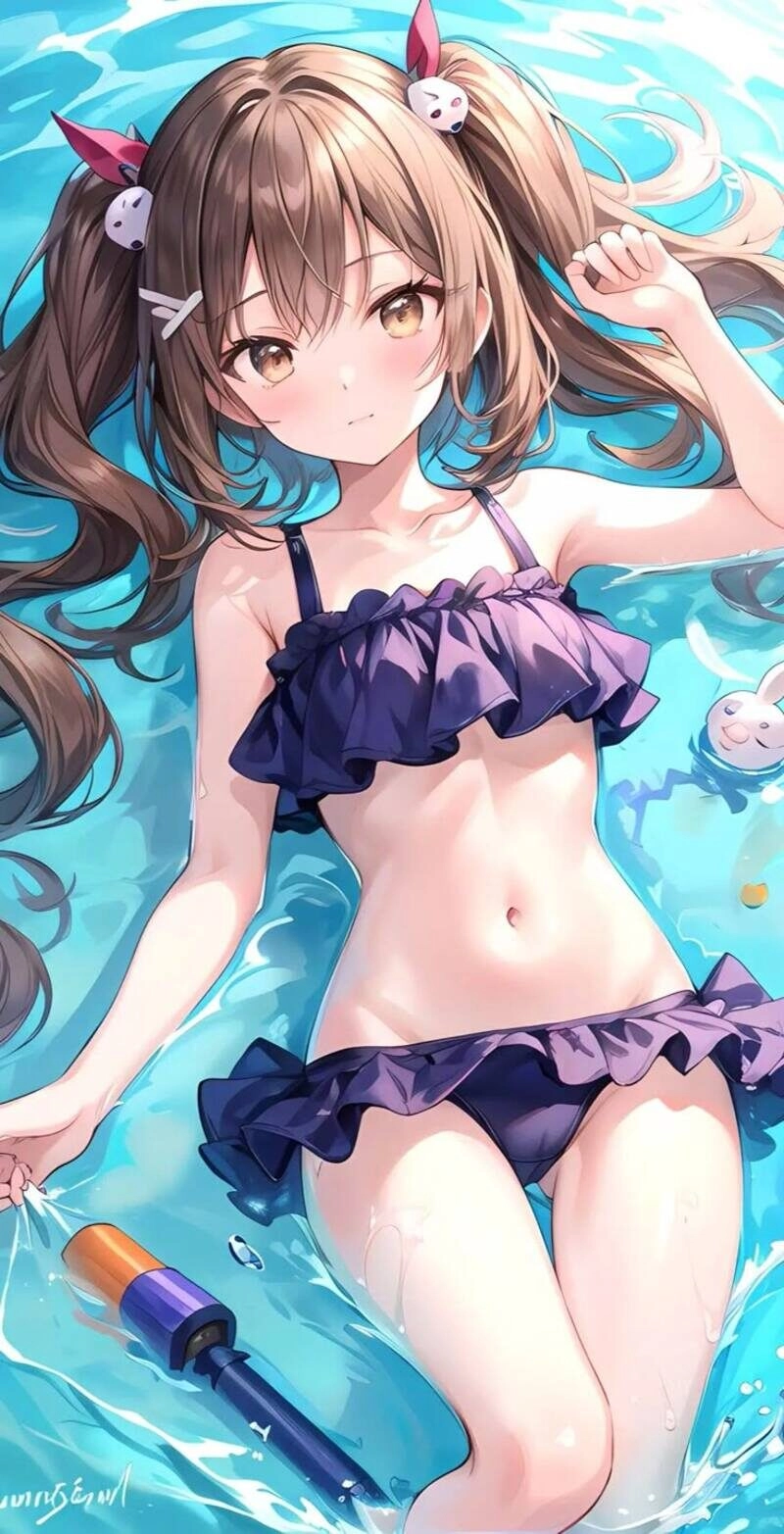 ảnh anime nữ mặc đồ bơi