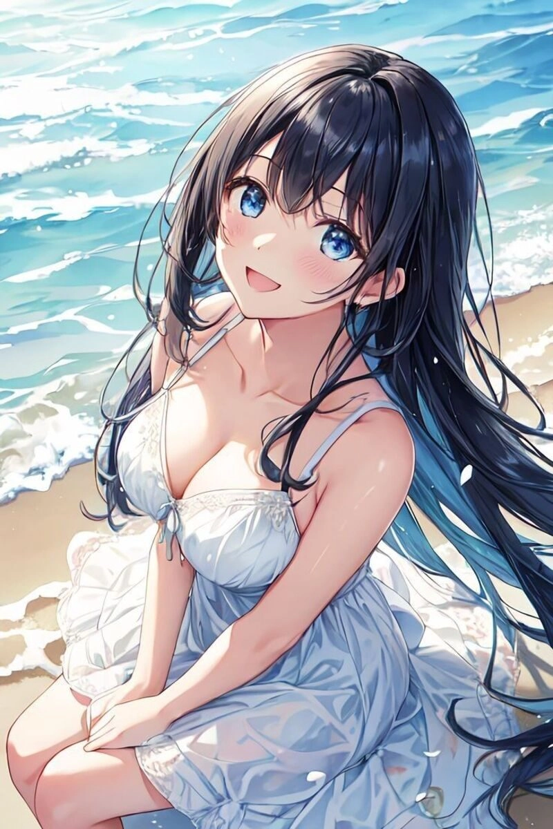 ảnh anime nữ mặc đồ bơi