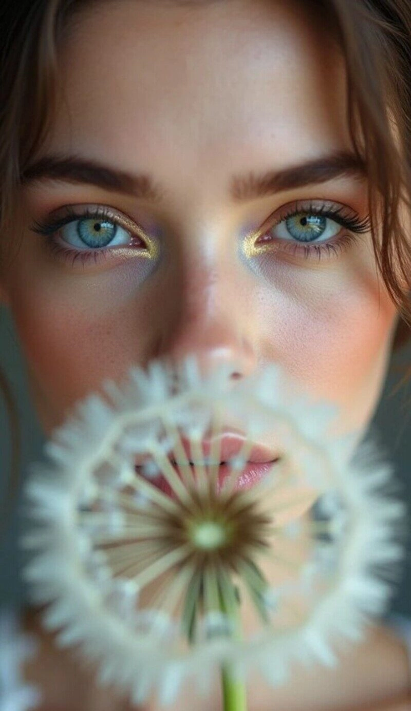 ảnh cô gái cầm hoa che mặt buồn