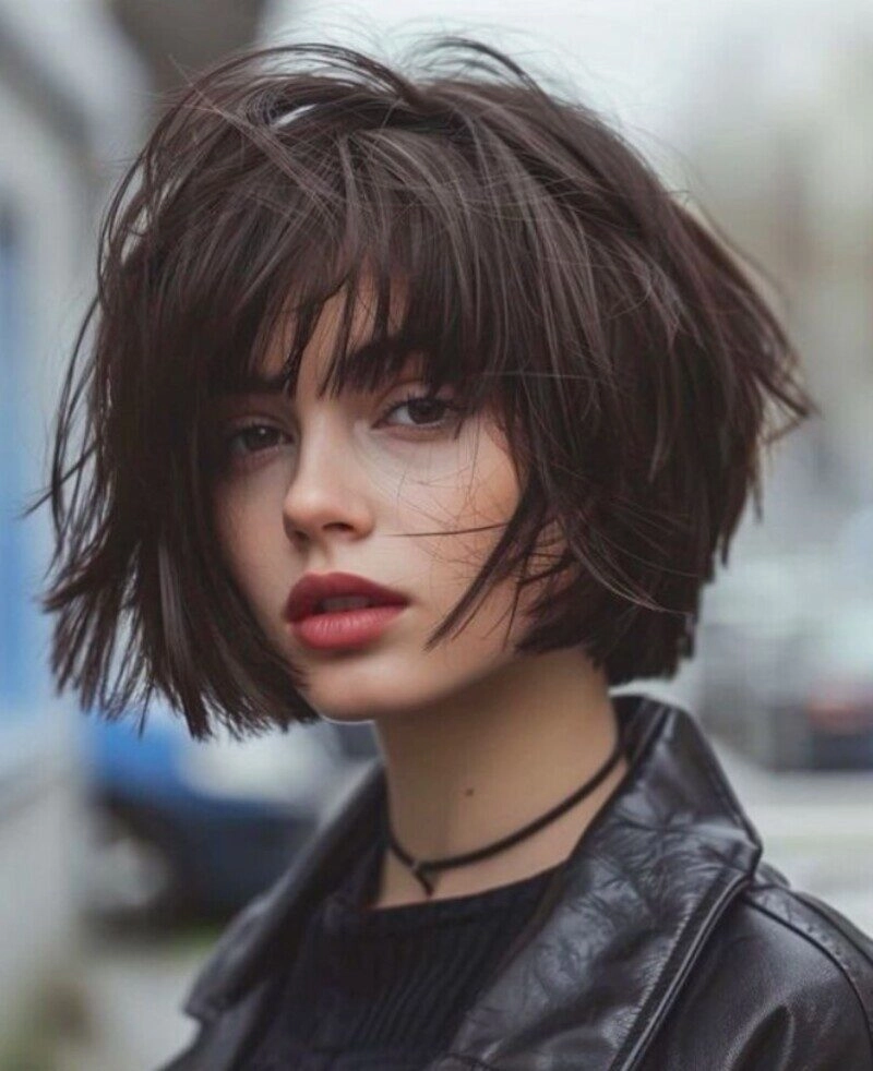 ảnh gái đẹp tóc ngắn che mặt