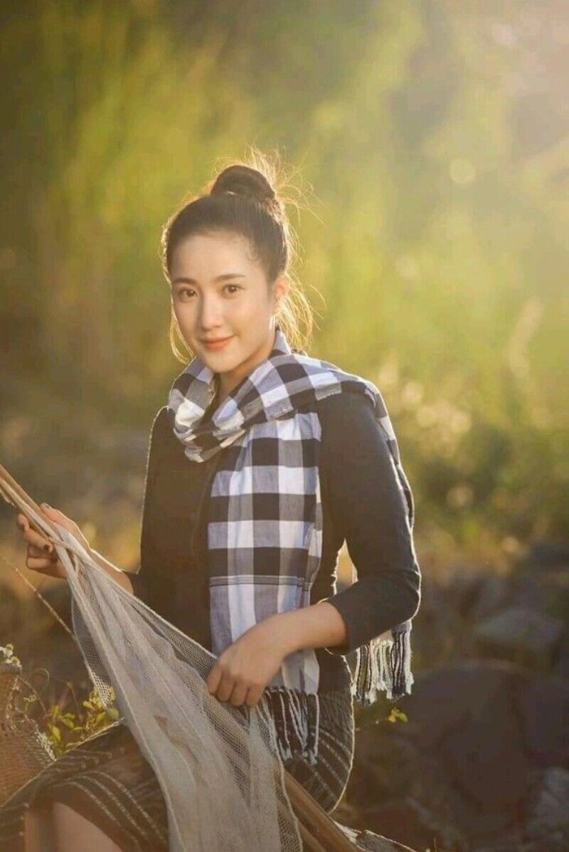 ảnh gái quê giản dị