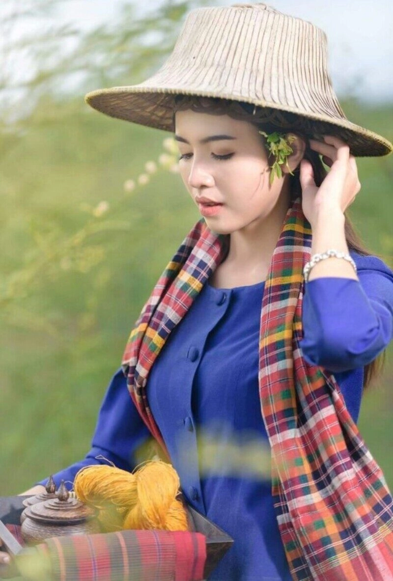 ảnh gái quê giản dị