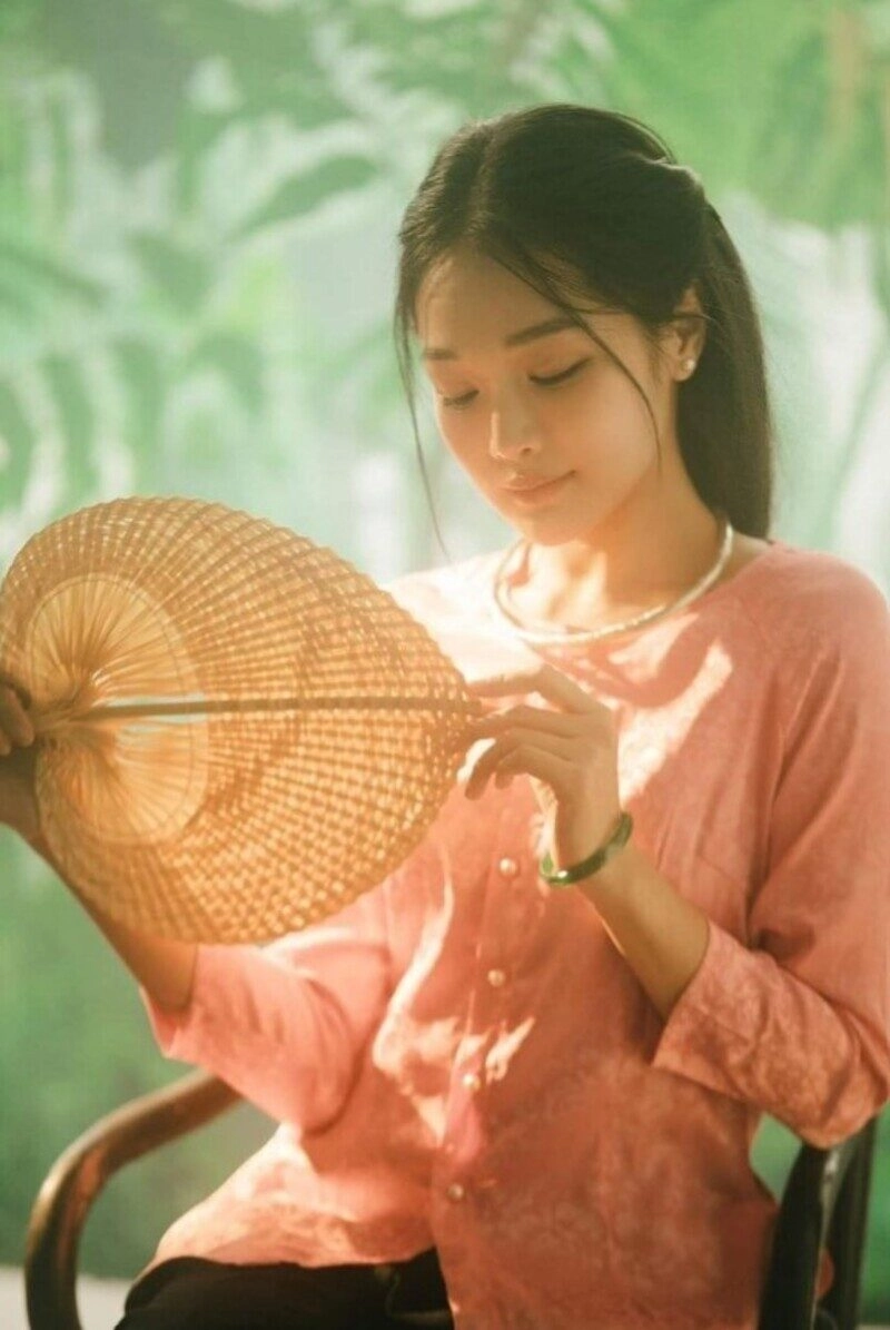 ảnh gái quê giản dị