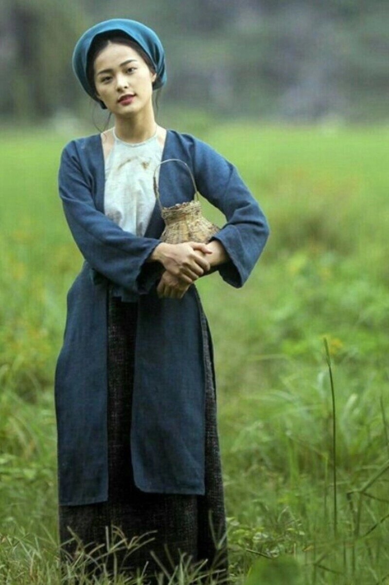 ảnh gái quê giản dị