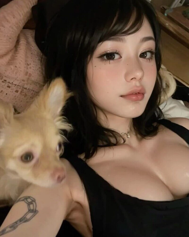 ảnh gái xinh khoe ti