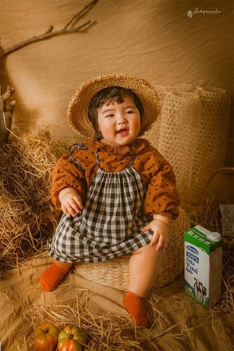 concept chụp ảnh cho be gái 1 tuổi