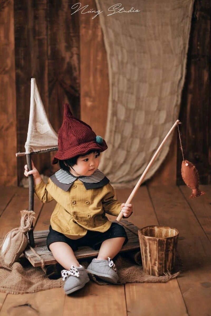 concept chụp ảnh cho bé gái 1 tuổi