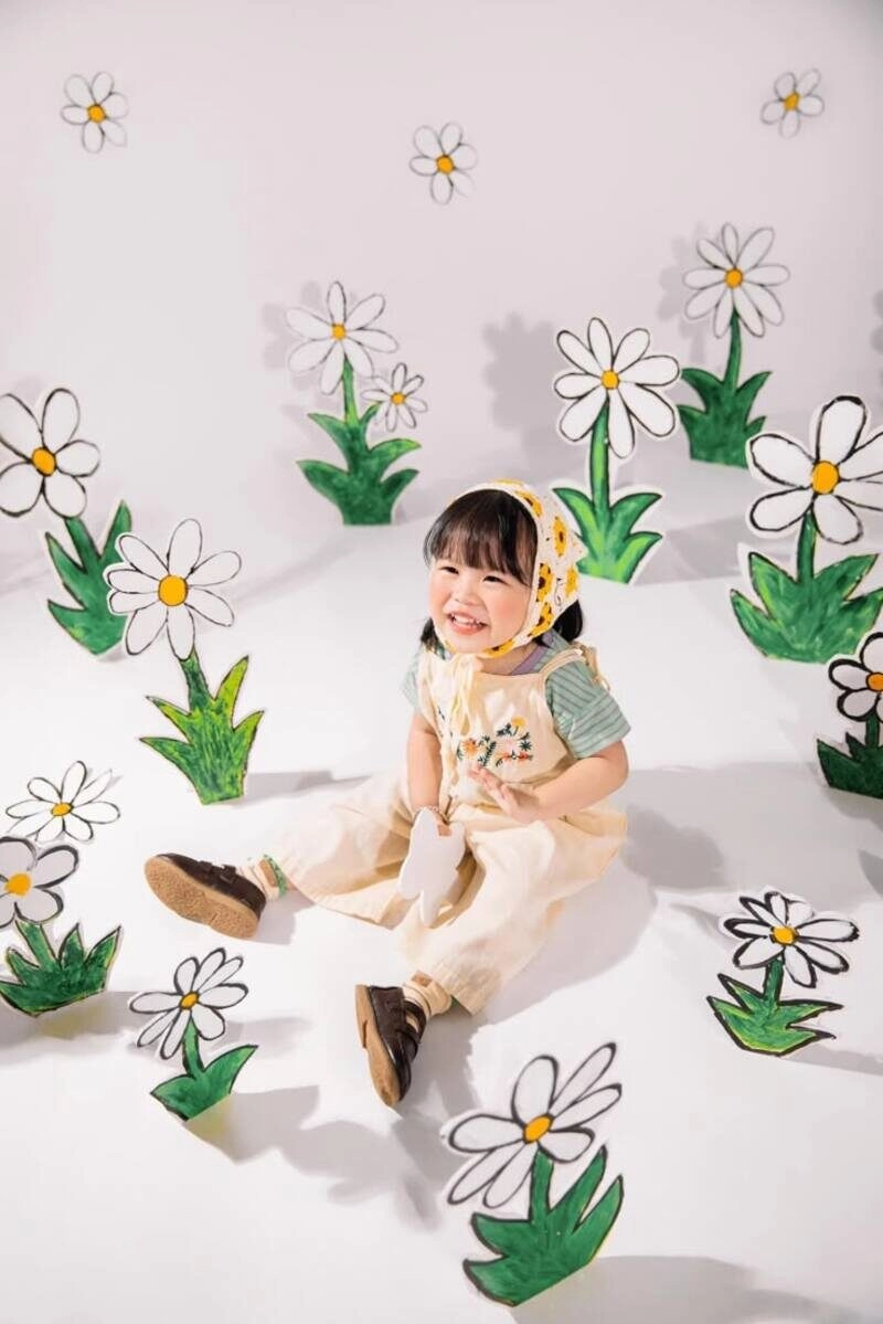 concept chụp ảnh cho bé gái 1 tuổi