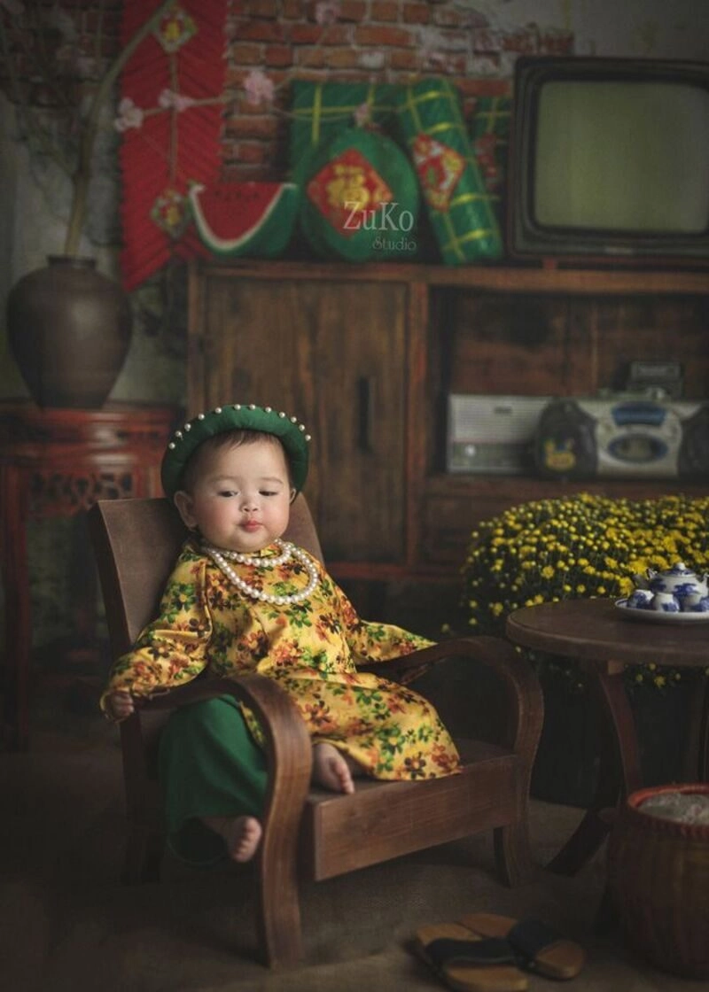 concept chụp ảnh cho be gái 1 tuổi