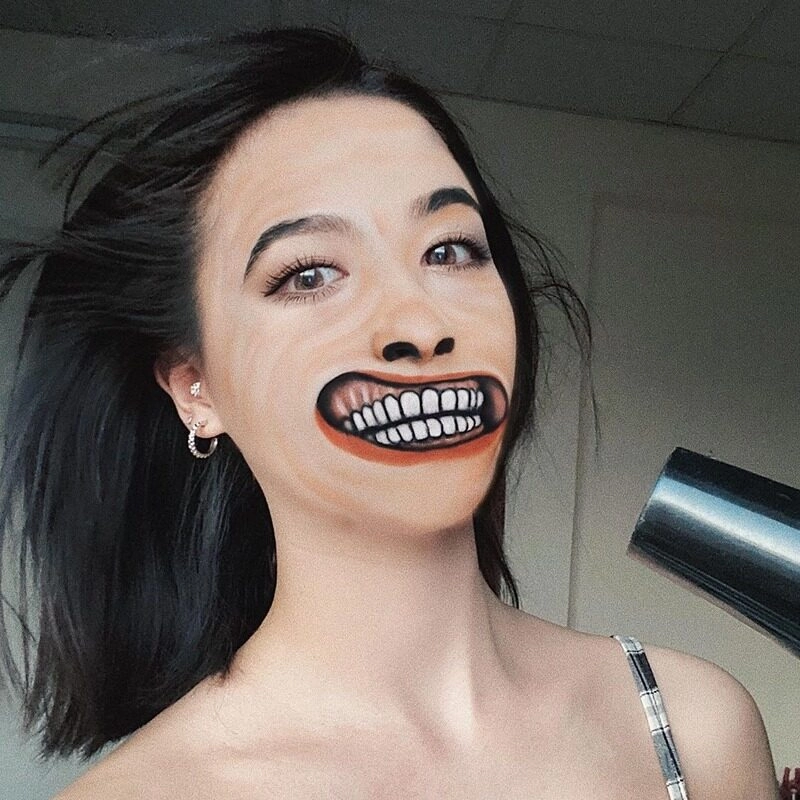 hình ảnh ảo giác cô gái