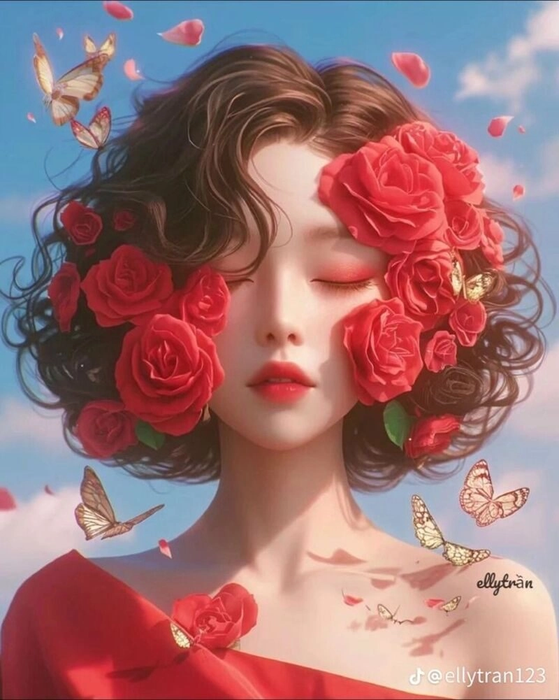 ảnh cô gái nghệ thuật