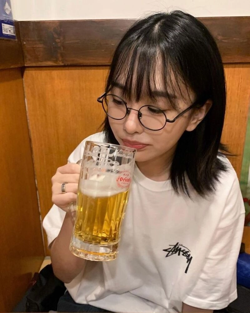 ảnh con gái nhậu say