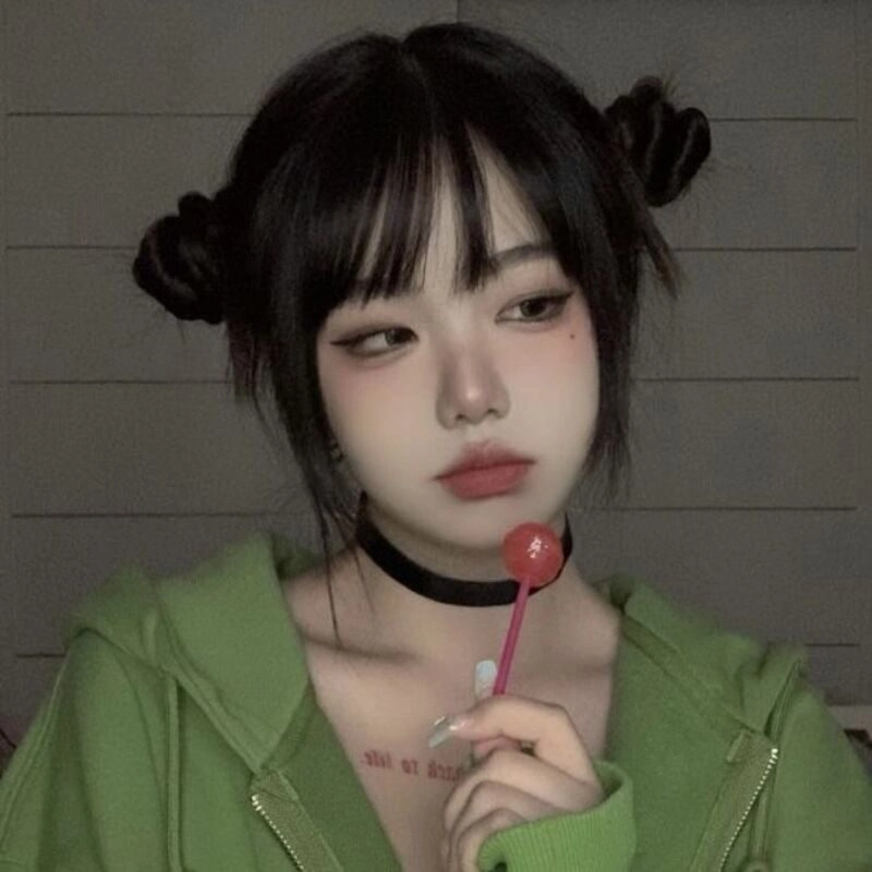 ảnh gái xinh búi tóc