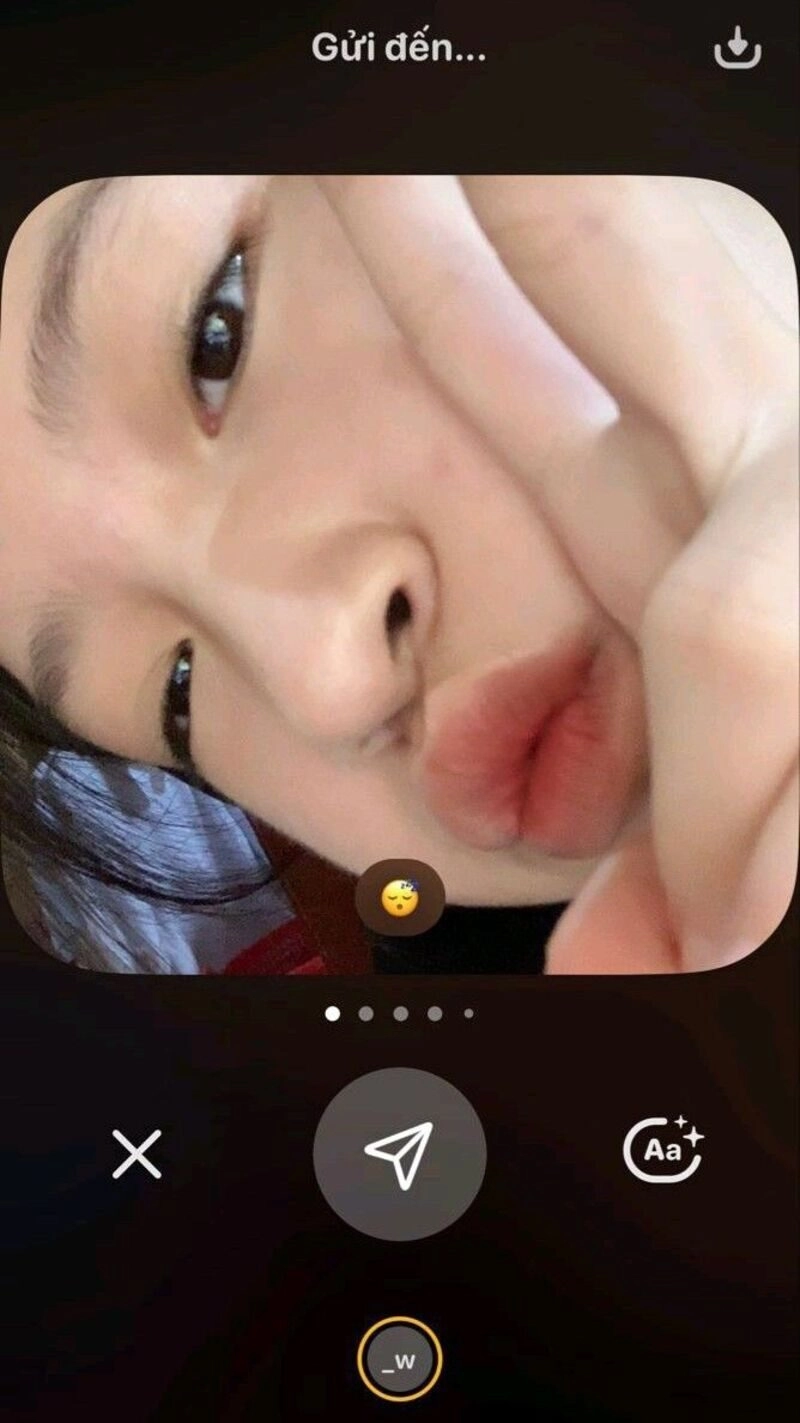 ảnh gái xinh chu mỏ