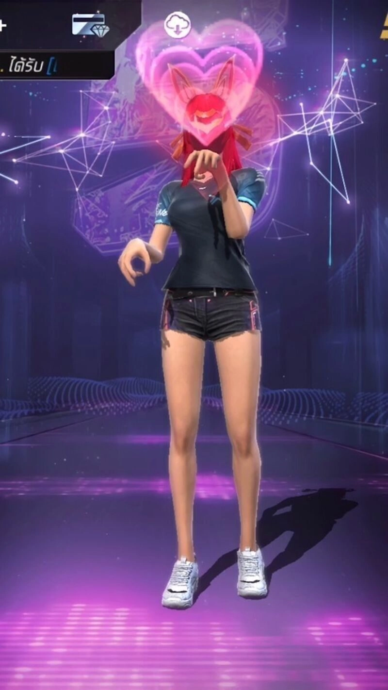 con gái ảnh ff thả tim