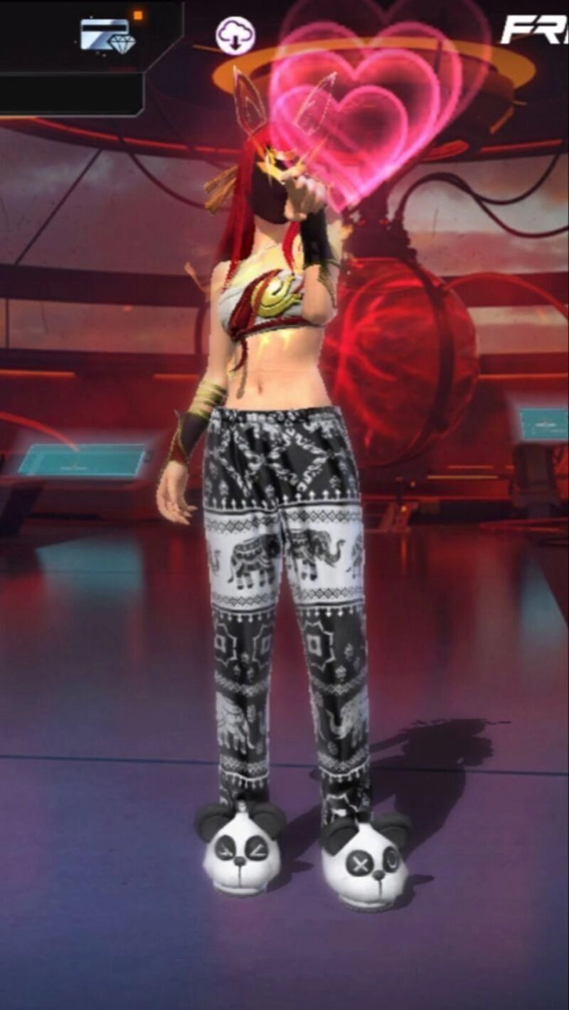 con gái ảnh ff thả tim