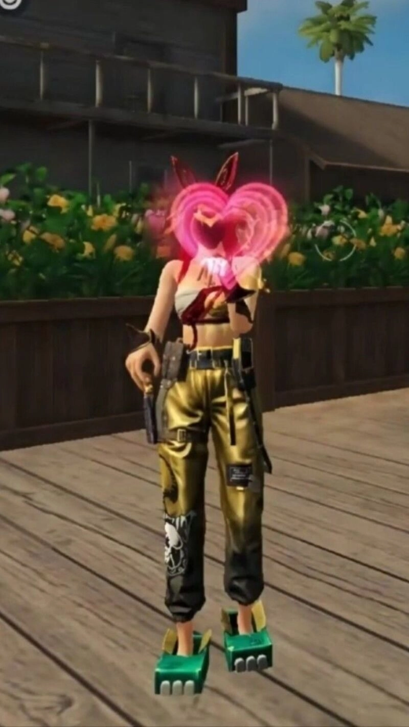 con gái ảnh ff thả tim