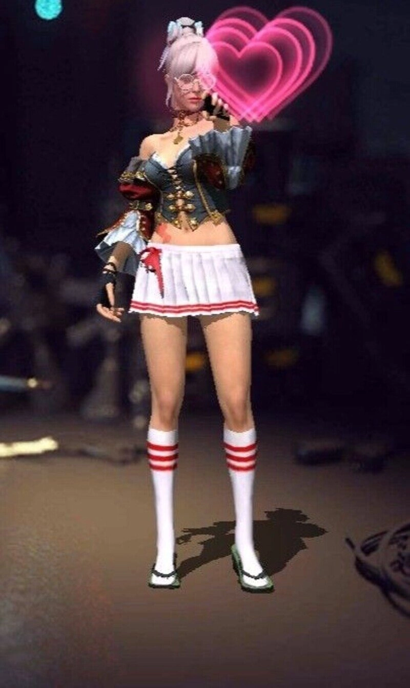 con gái ảnh ff thả tim