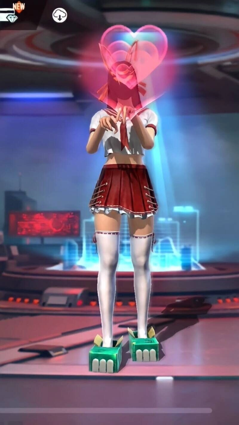 con gái ảnh ff thả tim