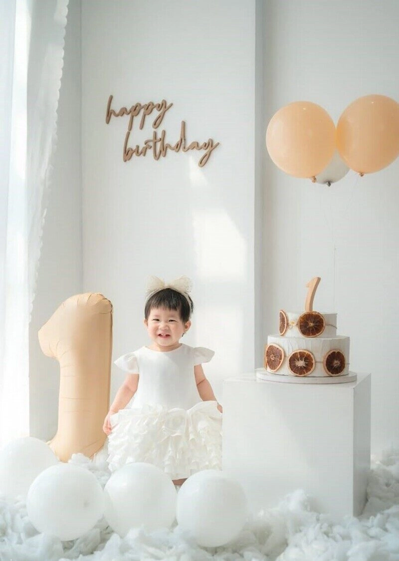 concept chụp ảnh sinh nhật cho bé gái