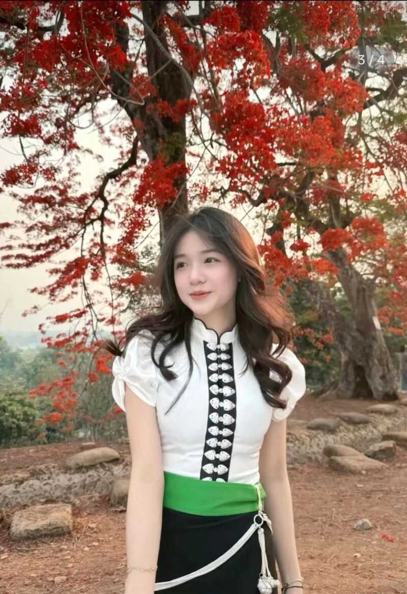 50 hình ảnh cô gái Thái Tây Bắc nhẹ nhàng, đằm thắm